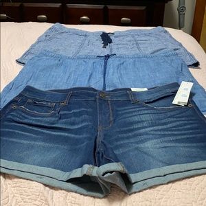 NWT 1 Pair of Short & 2 Pair Time and Tru Shorts